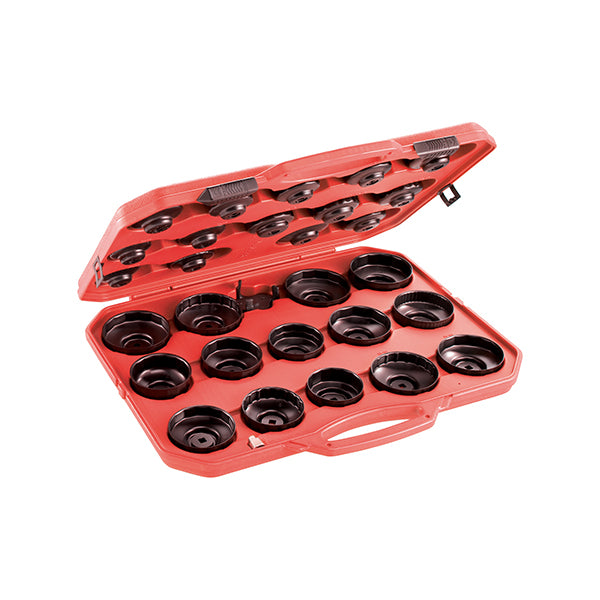 446 S28 - Assortimento di 30 chiavi per filtri olio - Usag - U04461204 446 S28 - Assortimento di 30 chiavi per filtri olio - Usag - U04461204